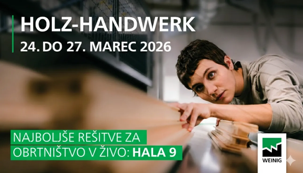 Holz-Handwerk + Fensterbau Frontale 2026: z Weinigom do brezplačnih vstopnic