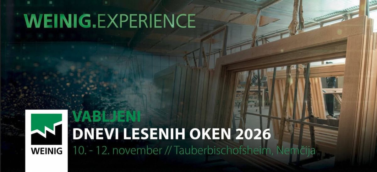 Dnevi lesenih oken 2026 pri Weinigu