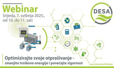 Webinar o optimizaciji otprašivanja s DESA sustavom - smanjenje troškova energije i povećanje sigurnosti u industriji.