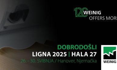 Pridružite nam se na sajmu Ligna 2025. – slavimo 120 godina Weinigovih inovacija