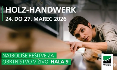 Holz-Handwerk + Fensterbau Frontale 2026: z Weinigom do brezplačnih vstopnic