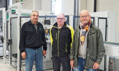 Uspješna suradnja: Peter Heppelmann iz Meisterwerka (u sredini) s Florianom Klinkhammerom (lijevo) i Thomasom Kohlmeyerom (desno) iz Weiniga.