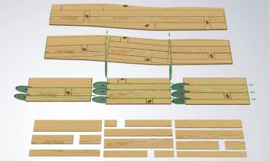 Optimiziranje vzdolžnega in prečnega razreza lesa listavcev