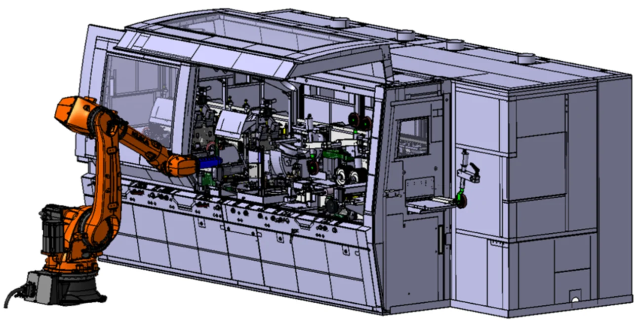 Robotiziranja menjava orodja v skobeljnem stroju
